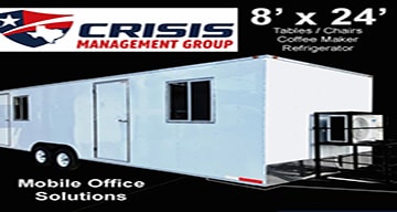 CMG 8x24 Mobile Office Solutions trailer