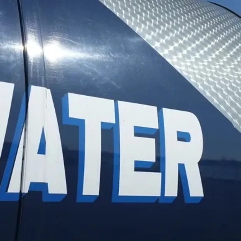 Potable water tanker truck